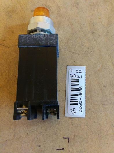 Allen Bradley 800T-RS10 Pilot Light NEMA Type 4,13 Yellow Lens