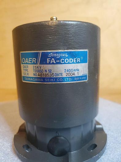Used Mitsubishi Tamagawa TS5850N52 25KV TS5850 N 52 ENCODER FA-CODER