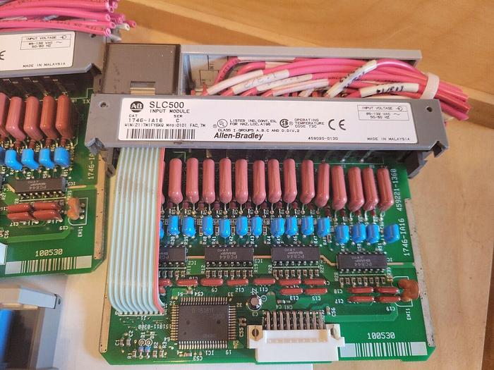 Used Allen Bradley BULK LOT - 1746-OV16, 1746-OA16, 1746-IA16 Input/Output