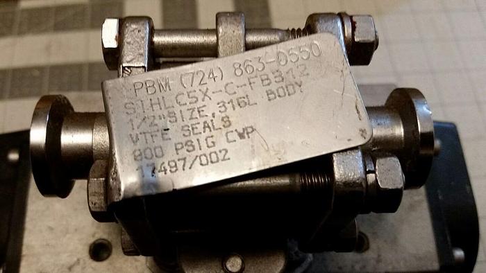 Used PBM PABTL453S-0025 W/ PBM SIHLC5X-C-FB312 W/ PEPPERL + FUCHS NBN3-F25-E8-V1