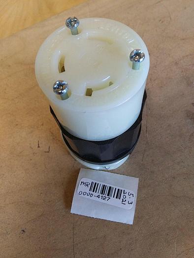 Leviton 2643 Locking Connector 2 Pole 3 Wire Grounding