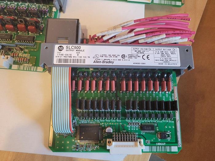 Used Allen Bradley BULK LOT - 1746-OV16, 1746-OA16, 1746-IA16 Input/Output