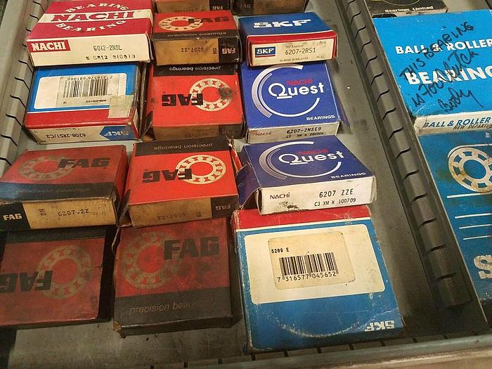 Used Bulk Wholesale Industrial Bearings- SKF, NSK, QUEST, MRC