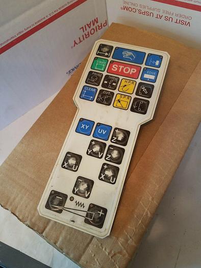 Used 135011391 EDM Wire Remote Control Front Panel