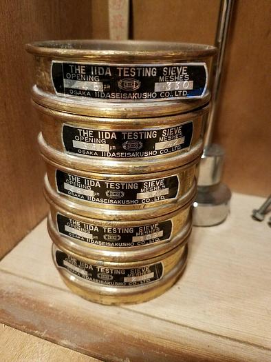 Used ATM Sonic Sifter Accessory Set For L3P Sieve, Funnel shadow box antique display