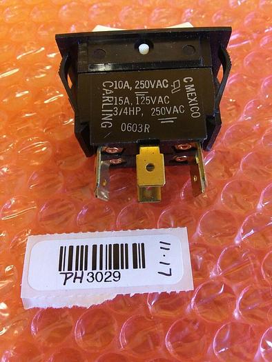 Carling 0603R Rocker Switch. *TIGM5B-6S-WH-NBL