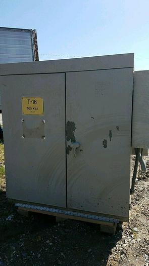 Used GE 300 KVA Transformer - Primary Step Down Buck - 4160V 3PH 208Y *IN*STOCK*USA*