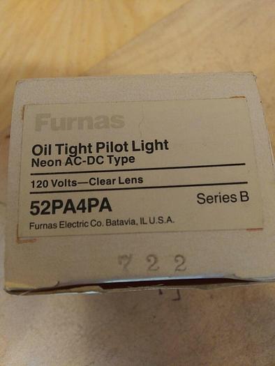 Furnas 52PA4PA Oil Tight Pilot Light Clear Lens