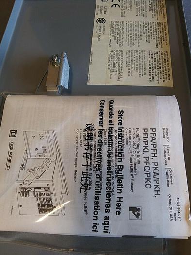 Used Square D PFH36100G I-LINE 100amp Circuit Breaker Disconnector