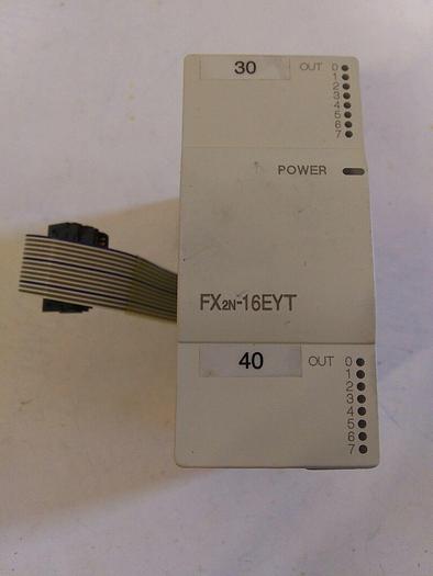 Used Mitsubishi FX2N-16EYT-ESS/UL Programmable Controller
