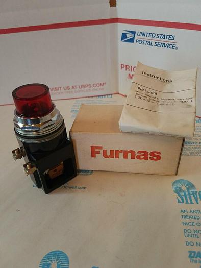 Furnas 52PA4J2 Oil Tight Pilot Light Red Lens