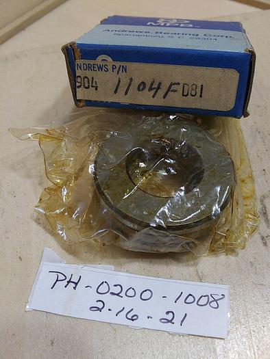 Andrews 904 Ball Thrust Bearing D81