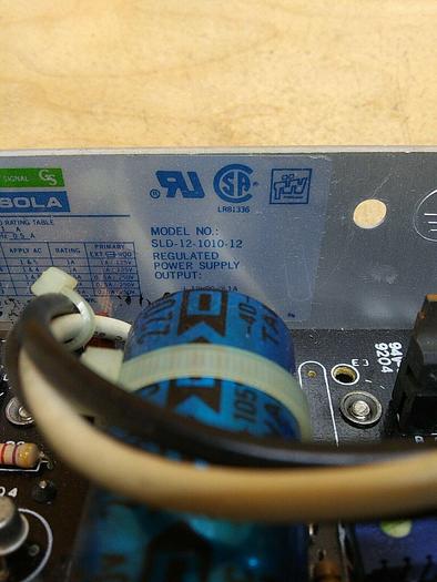 SOLA SLD-12-1010-12 Linear Open Frame DC Power Supply Silver Line