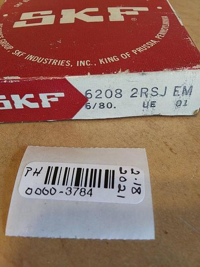 SKF 6208 2RSJ EM 62082RSJEM Sealed Ball Bearing