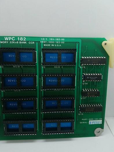 Web Printing WPC 182 - 800-182-00, 185-182-00 Memory Bank CCR PCB