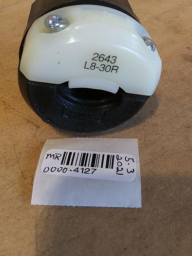 Leviton 2643 Locking Connector 2 Pole 3 Wire Grounding