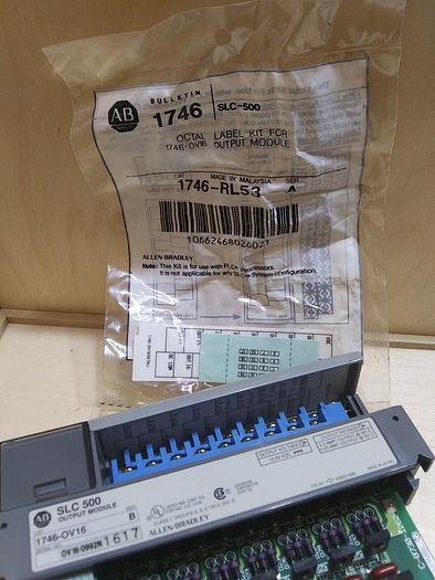 Used Allen Bradley SLC500 1746-OV16 Series B Output Module