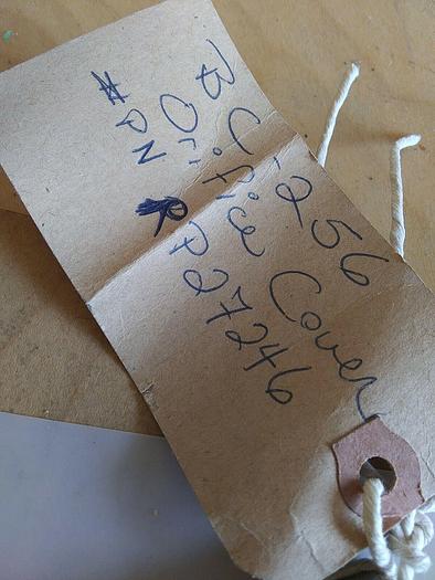 Marsh RP27246 Orfice Cover BC-256/BC-352  *new parts