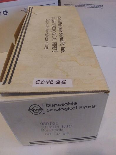 Curtin Matheson Scientific/Pyrex 10 mL in1/10 Disposable Pipet