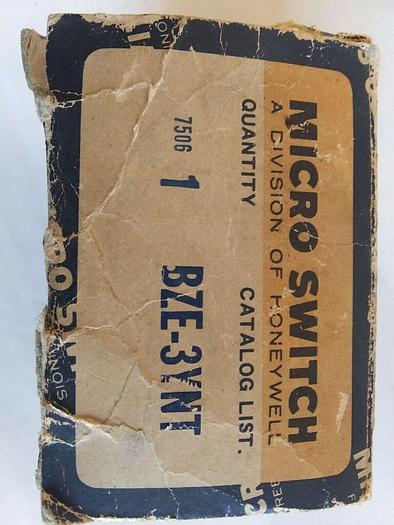 Used Honeywell BZE-3YNT Micro Limit Switch