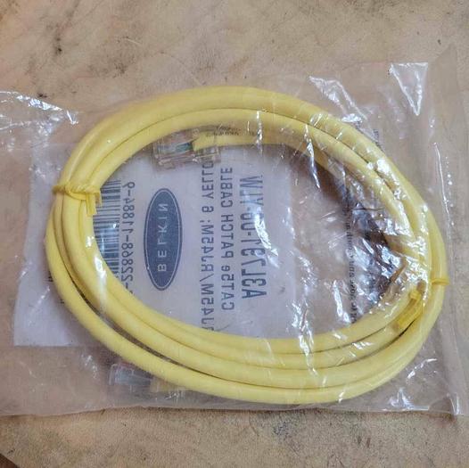 Belkin CAT5e Patch Cable 6 Ft A3l791-06-YLW RJ45M/RJ45M Yellow Ethernet 722868118849