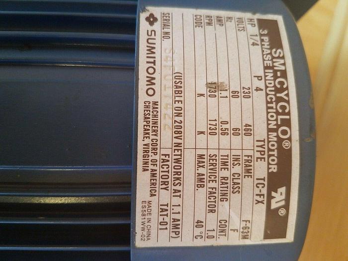 Sumitomo CNHM-02-6090YB-59 SM-CYCLO