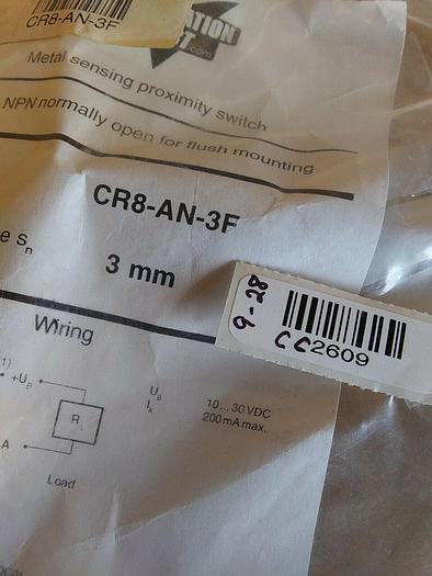 Automation Direct CR8-AN-3F Metal Sensing Proximity Switch