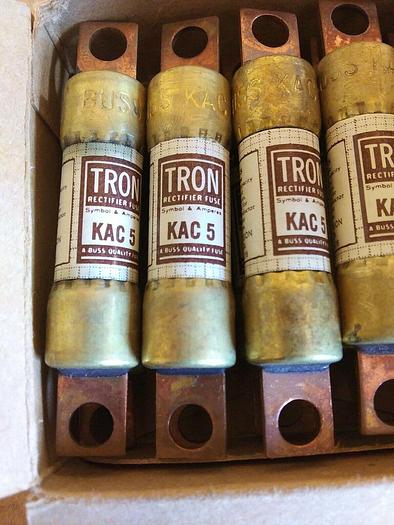 Bussmann KAC5 Tron Rectifier Fuses Box of 10
