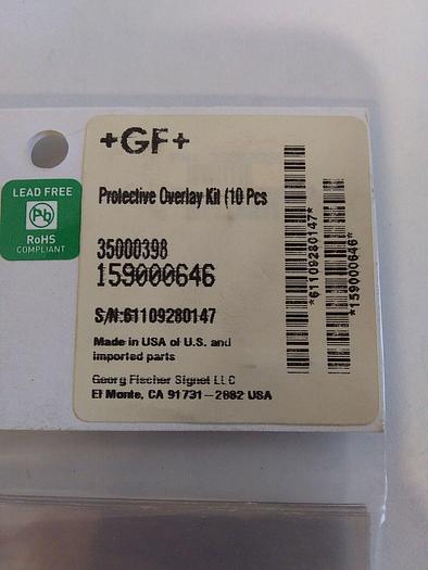 GF Signet 159000646 Protective Overlay (13 overlay)