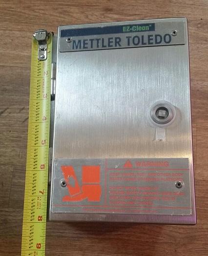 Used Mettler Toledo EZ-Clean Stainless Steel Lab Enclosure 8" x 6" - Locking, No Key