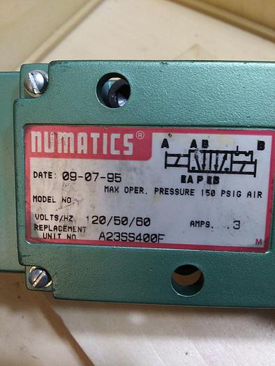 Numatics A23SS5400F Dual Solenoid Valve
