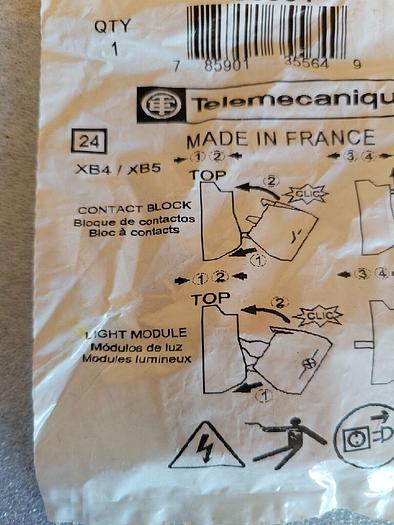 Telemecanique ZBE102 35564 Contact Block 785901355649