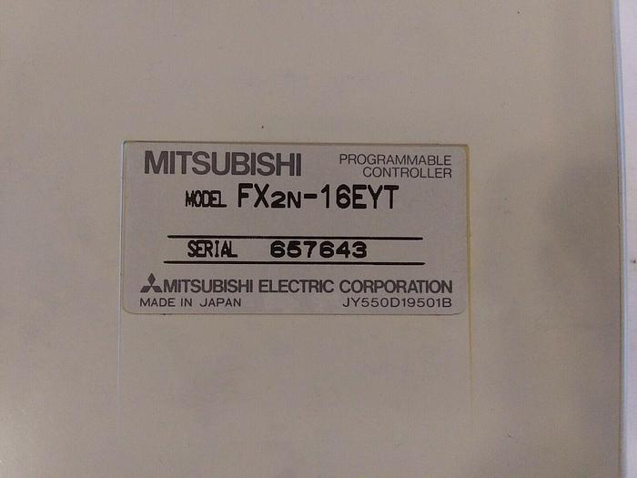 Used Mitsubishi FX2N-16EYT-ESS/UL Programmable Controller