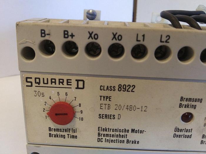 Square D/Starkstrom 8922 ETB20/480-12 DC Injection Brake