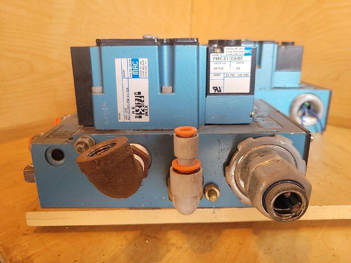 Used MAC PME-500DABE, PME-611DABE & Others, Valve Banks