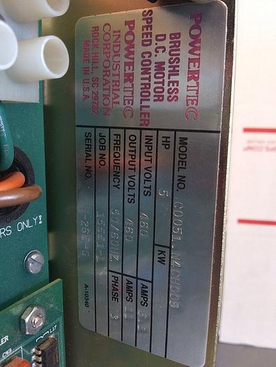 Used Powertec C0051.N4CH009 Brushless DC Motor