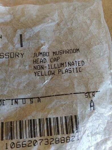 Allen Bradley 800T-N247Y Mushroom Head Cap Yellow Non-illuminated