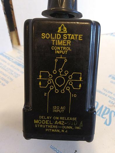 Used Solid State A42-010A Time Delay Relay