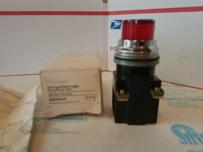 Furnas 52PA4J2 Oil Tight Pilot Light Red Lens