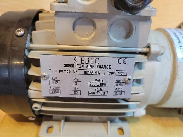 Used Siebec 80126 MA, Type M25, 38600