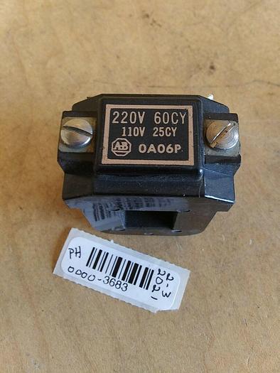 Allen Bradley 0A06P Coil 220V 60CY 110V 25CY
