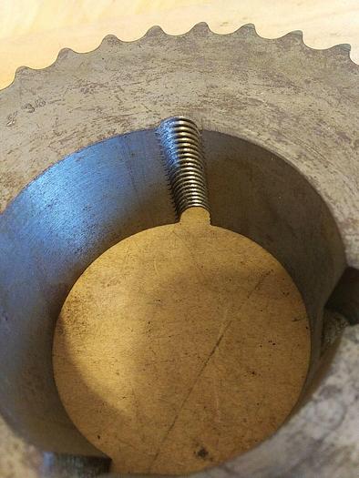 Used 40L36 Triple Roller Chain Sprocket Unbranded