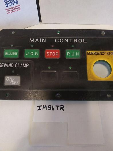 Used Ishii Hyoki Membrane Panel - Main Control/Rewind Clamp