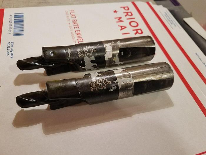Used QTY TWO Chamfer Countersink Combo Drill 3.37121 R832 - SEE PICTURES