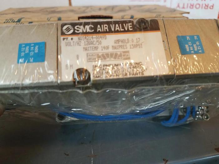 SMC Air Valve NVS4214-0549DM, 12VAC, 50Hz - New, Open Box
