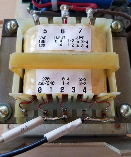 Used DELTRON W115D 24.0 Volt 4.8 Amp Power Supply, Used Condition