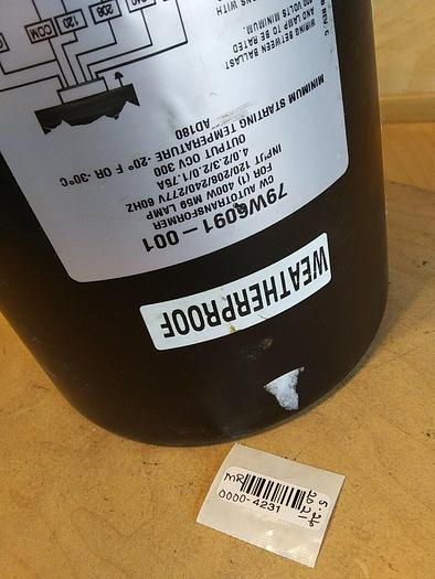 Used Philips 79W6091-001 CW Autotransformer for 400w M59 Lamp