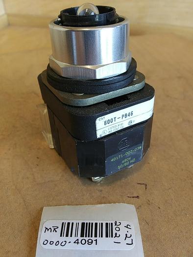 Allen Bradley 800T-PB46 Push Button. No Lens