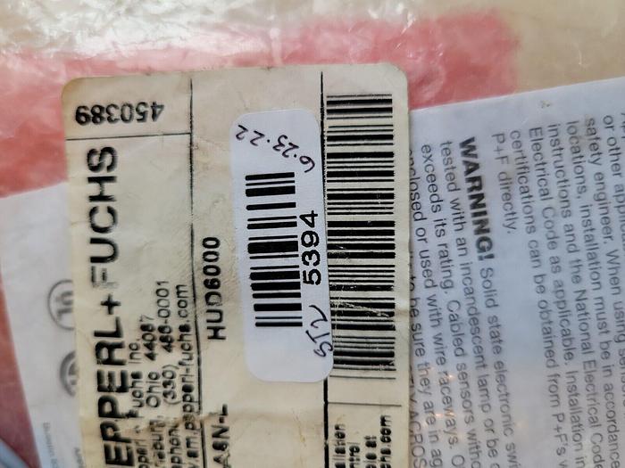 Pepperl Fuchs 972RS.75-A8N-L, HUD6000