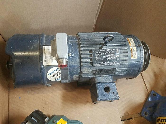 Used Marathon Electric Bluemax Y989, KVA184THTS8056ARL / Stearns 108703100EQF